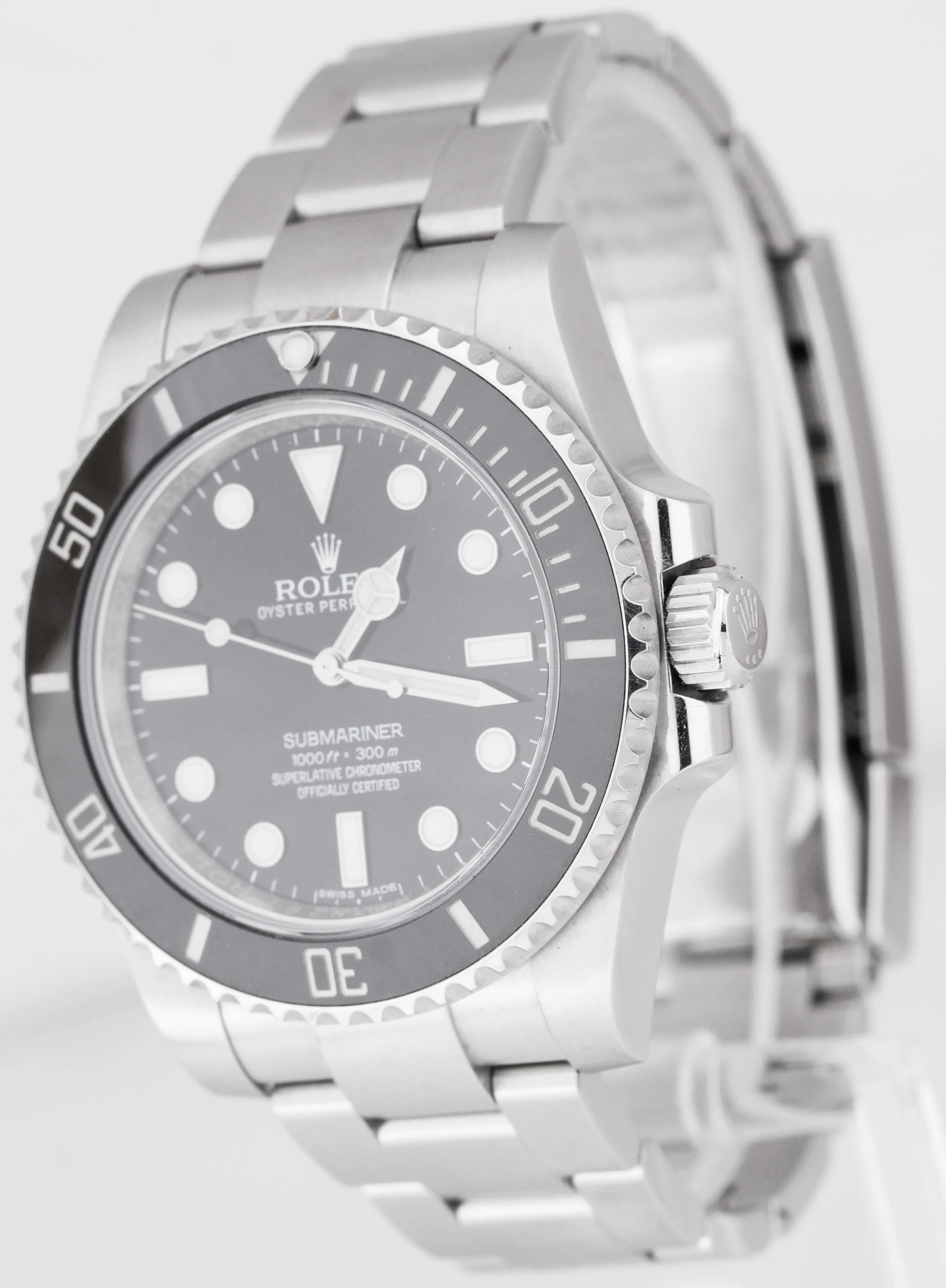 2019 UNPOLISHED Rolex Submariner No-Date Stainless Steel 40mm Watch 114060 B P