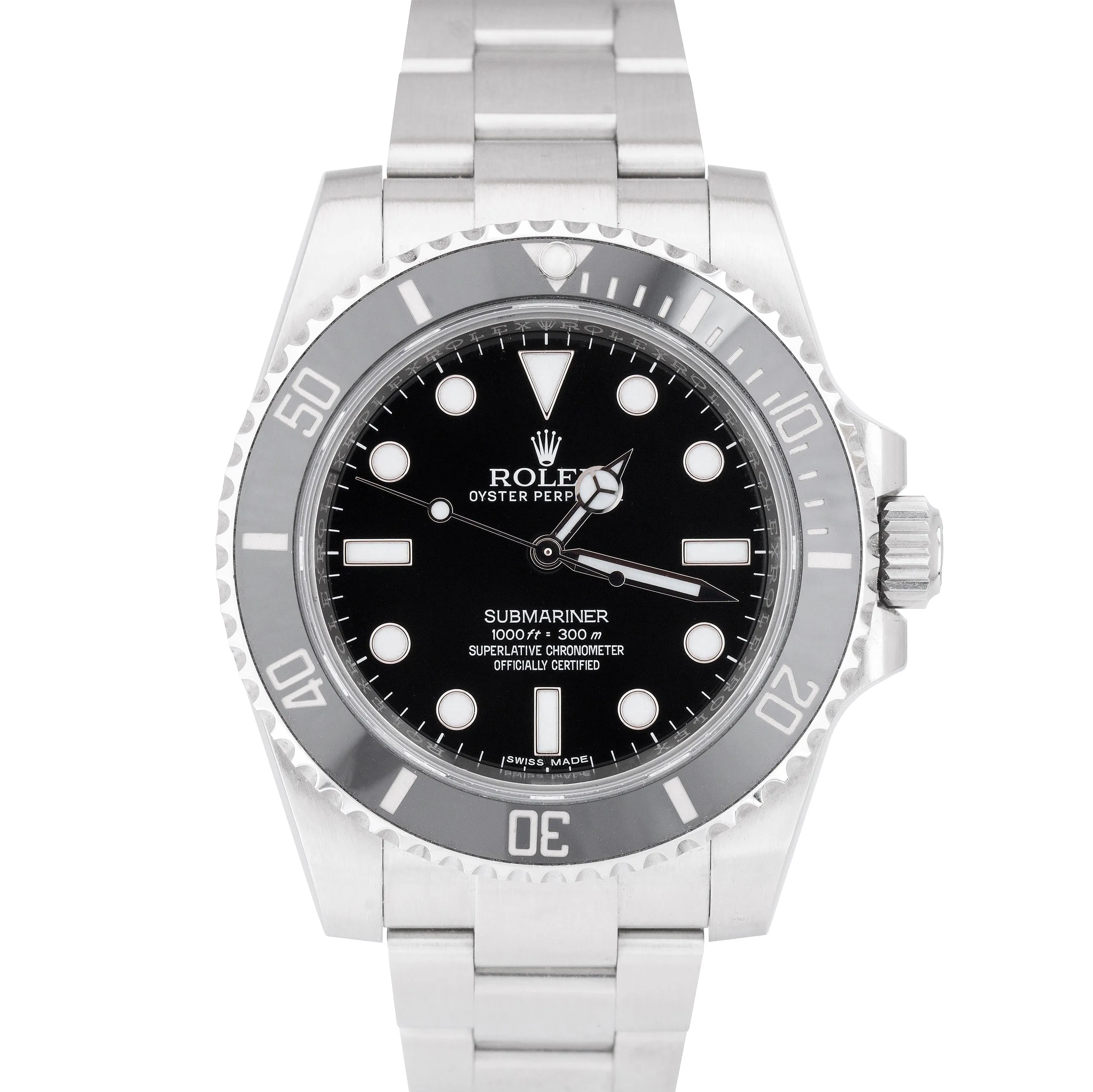 2019 UNPOLISHED Rolex Submariner No-Date Stainless Steel 40mm Watch 114060 B P