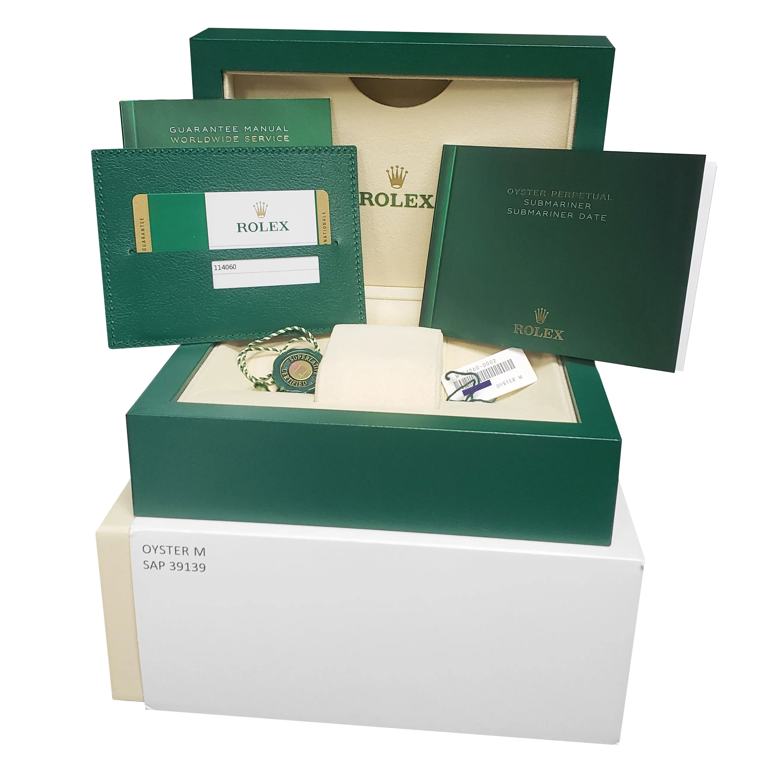 2019 UNPOLISHED Rolex Submariner No-Date Stainless Steel 40mm Watch 114060 B P