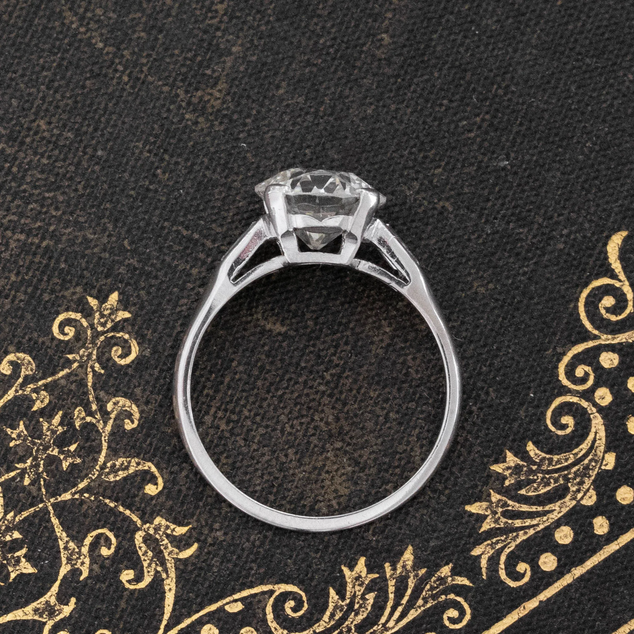 2.03ct Old European Cut Diamond Solitaire, GIA K SI1
