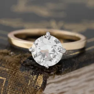 2.05ct Old European Cut Diamond Solitaire, GIA M VS2