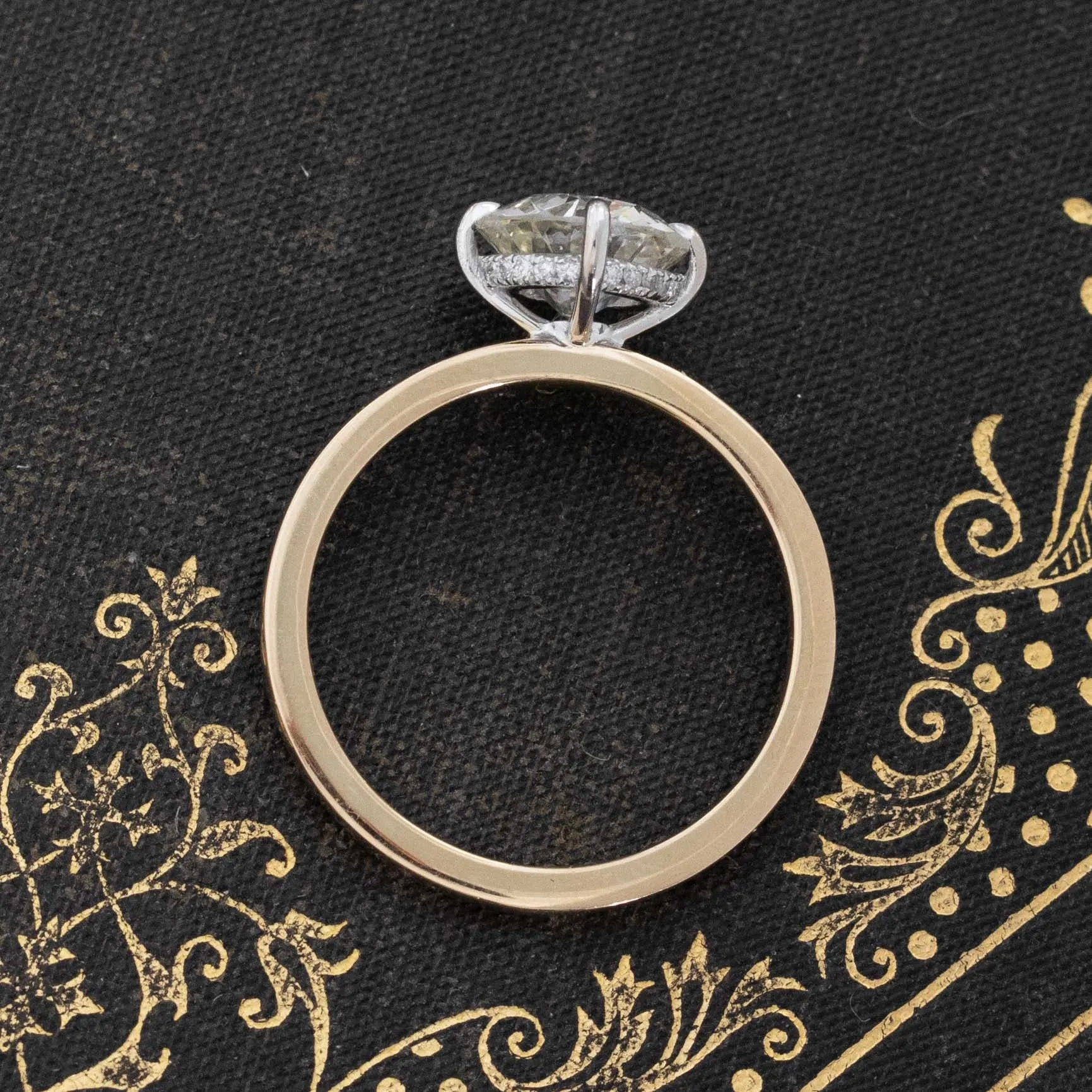 2.05ct Old European Cut Diamond Solitaire, GIA M VS2