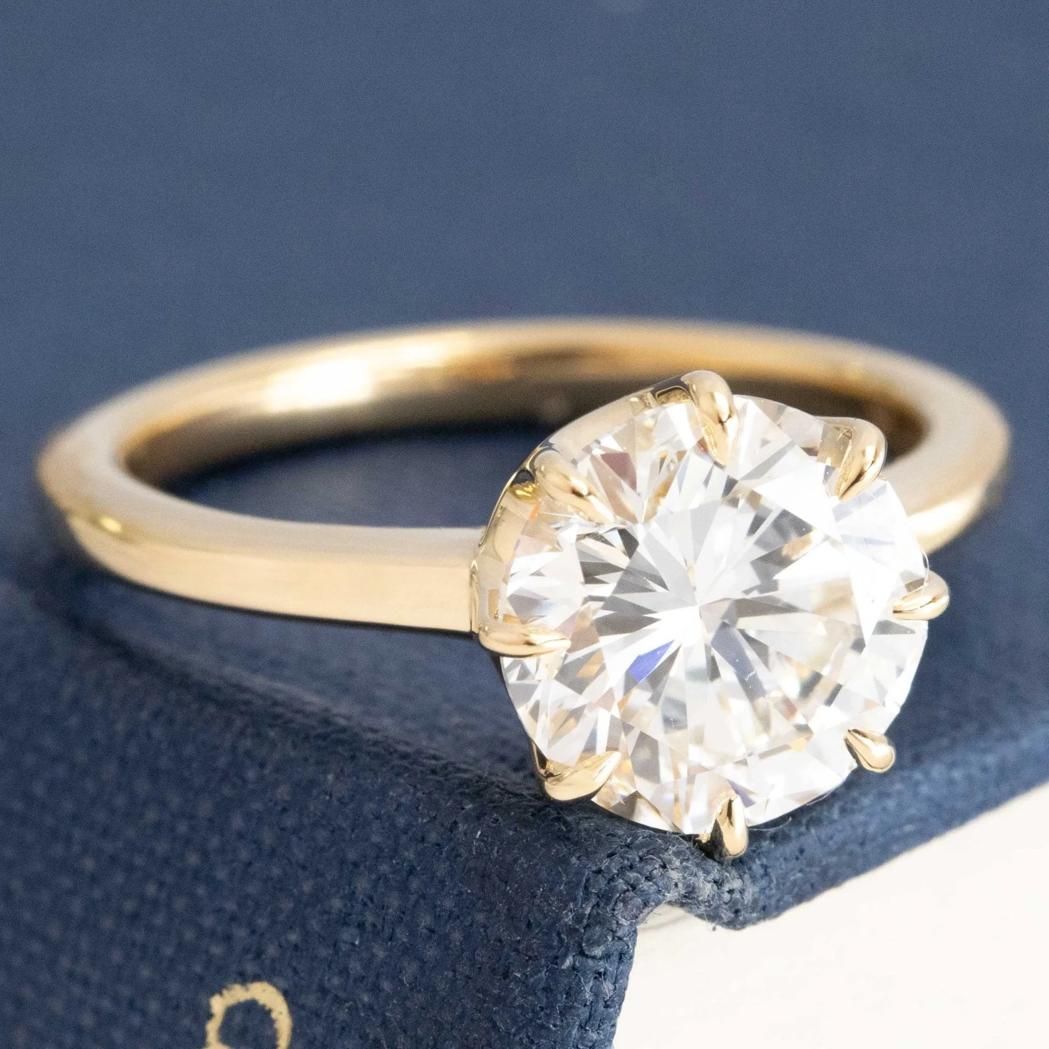 2.86ct Round Brilliant Cut Diamond Solitaire, GIA J VS1