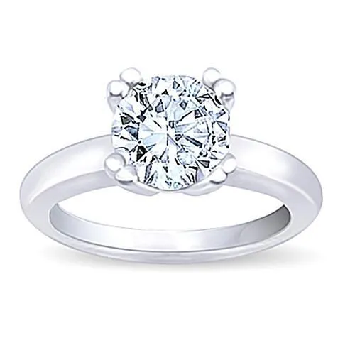 3 Carat Natural Earth Mined Diamond Solitaire Ring