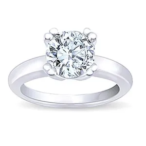 3 Carat Natural Earth Mined Diamond Solitaire Ring