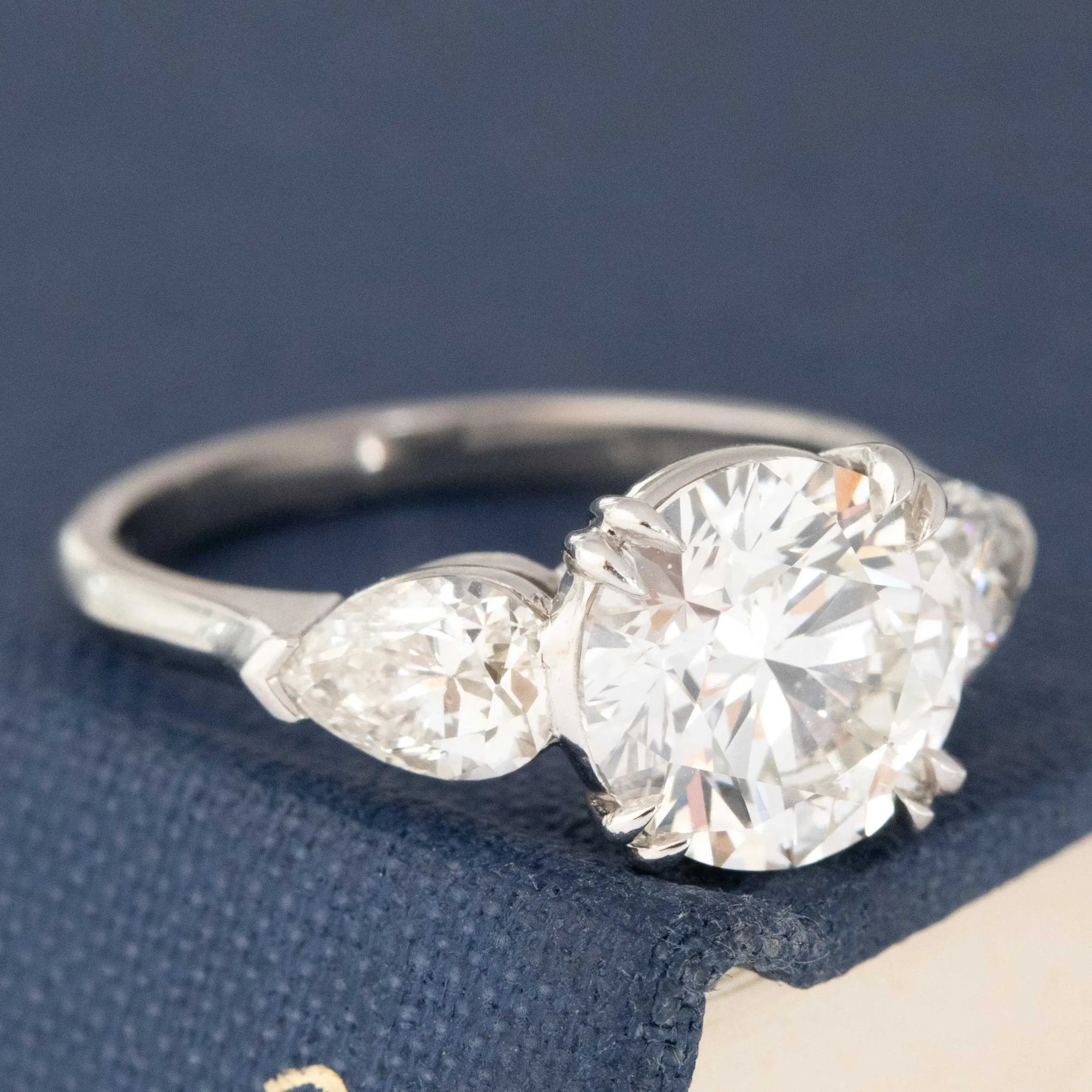 3.20ctw Round Brilliant Cut Diamond Ring, by Victor Canera
