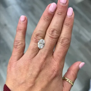 3.50CT Oval Lab Grown Diamond
