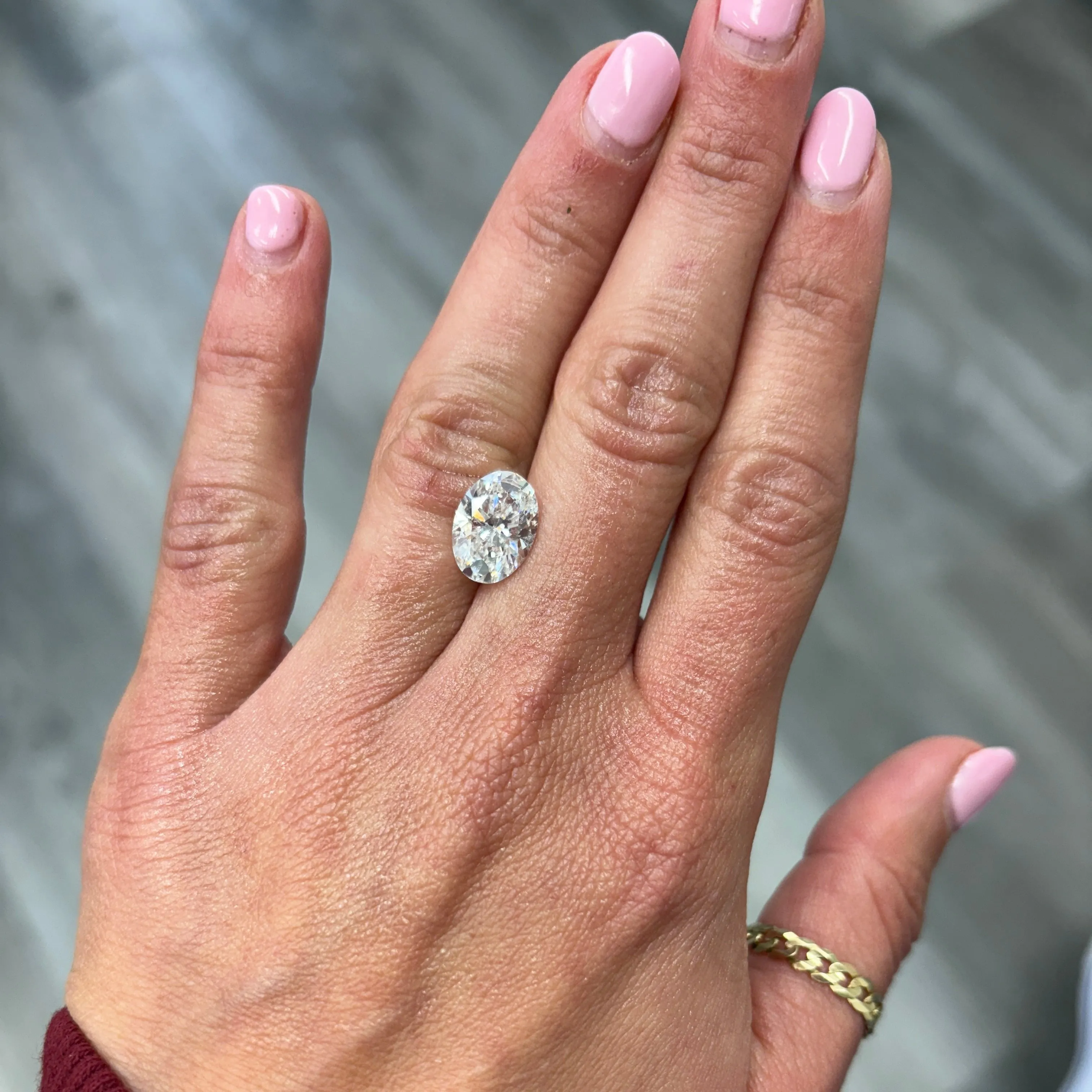 3.50CT Oval Lab Grown Diamond