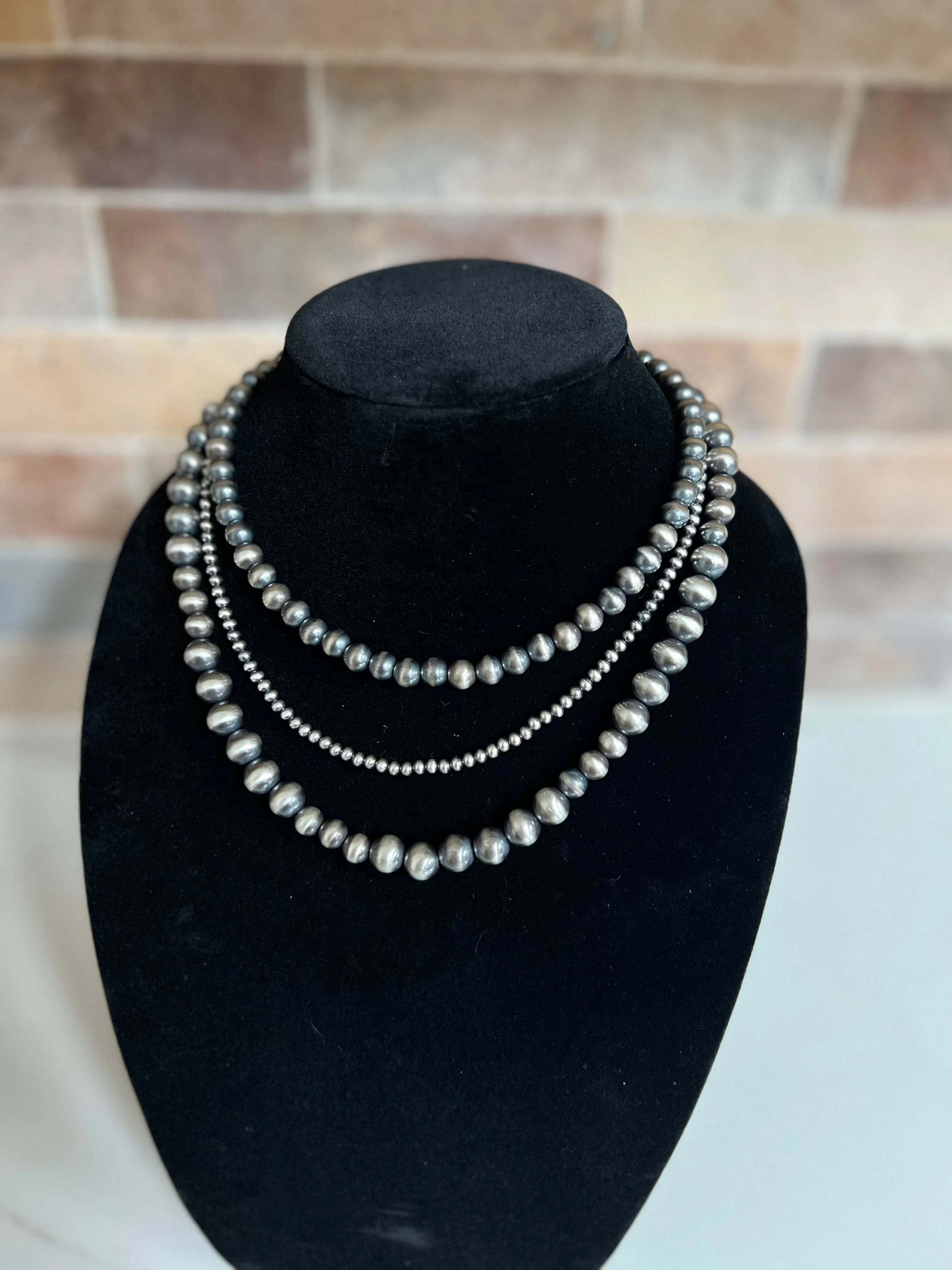4mm Navajo Pearls