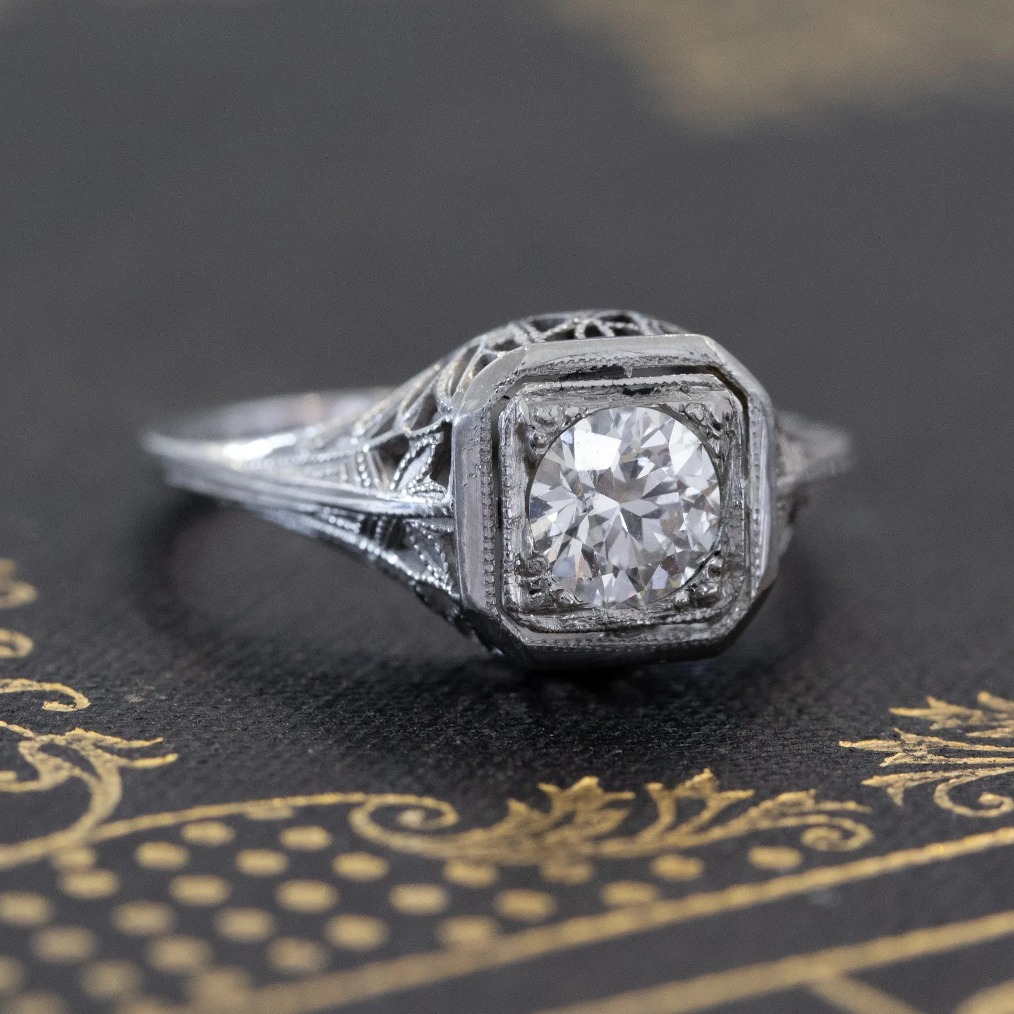 .52ct Transitional Cut Diamond Solitaire