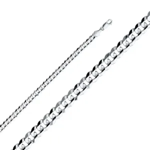 5.9mm Regular Concave Cuban Bracelet