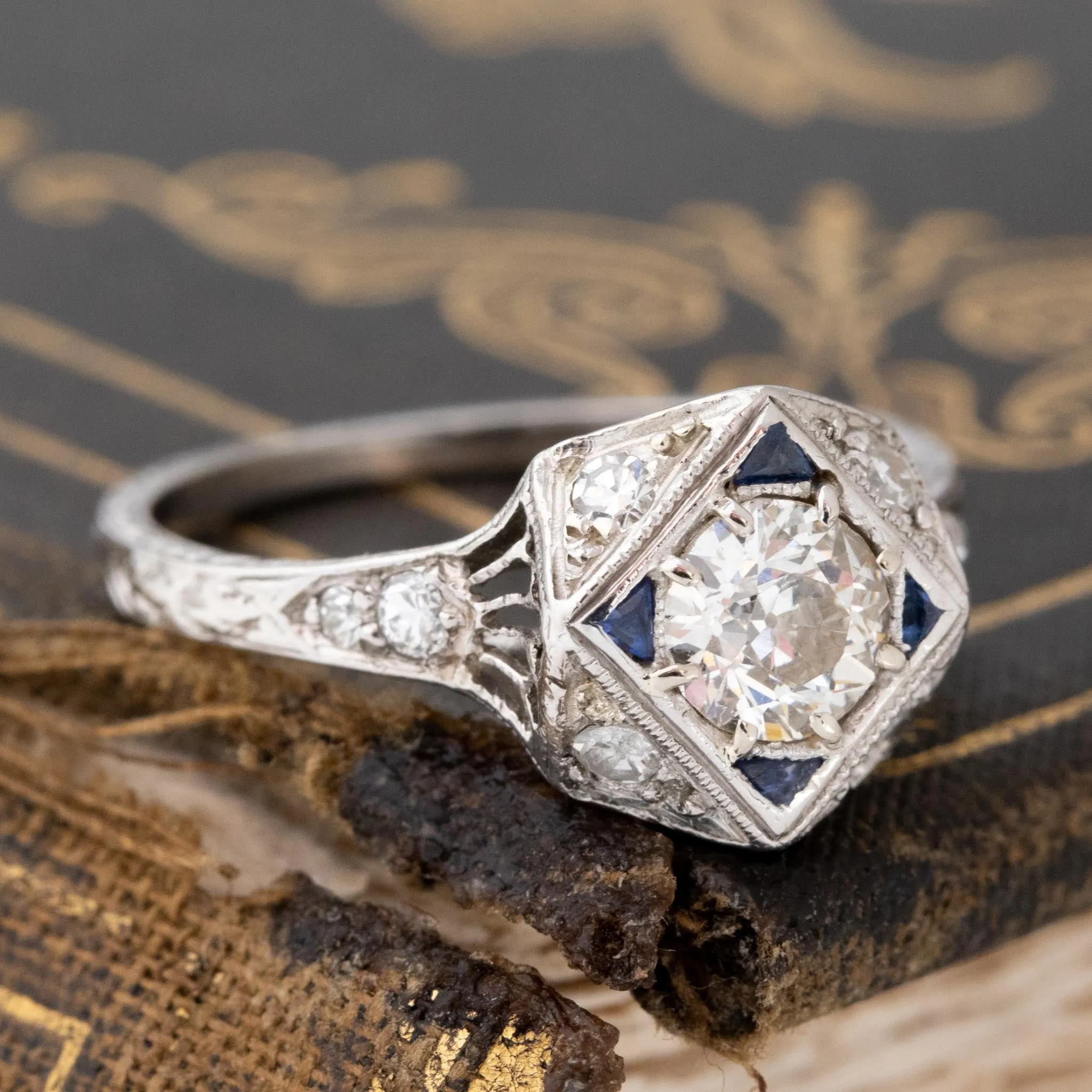 .78ctw Art Deco Old European Cut Diamond Solitaire