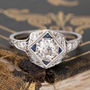 .78ctw Art Deco Old European Cut Diamond Solitaire