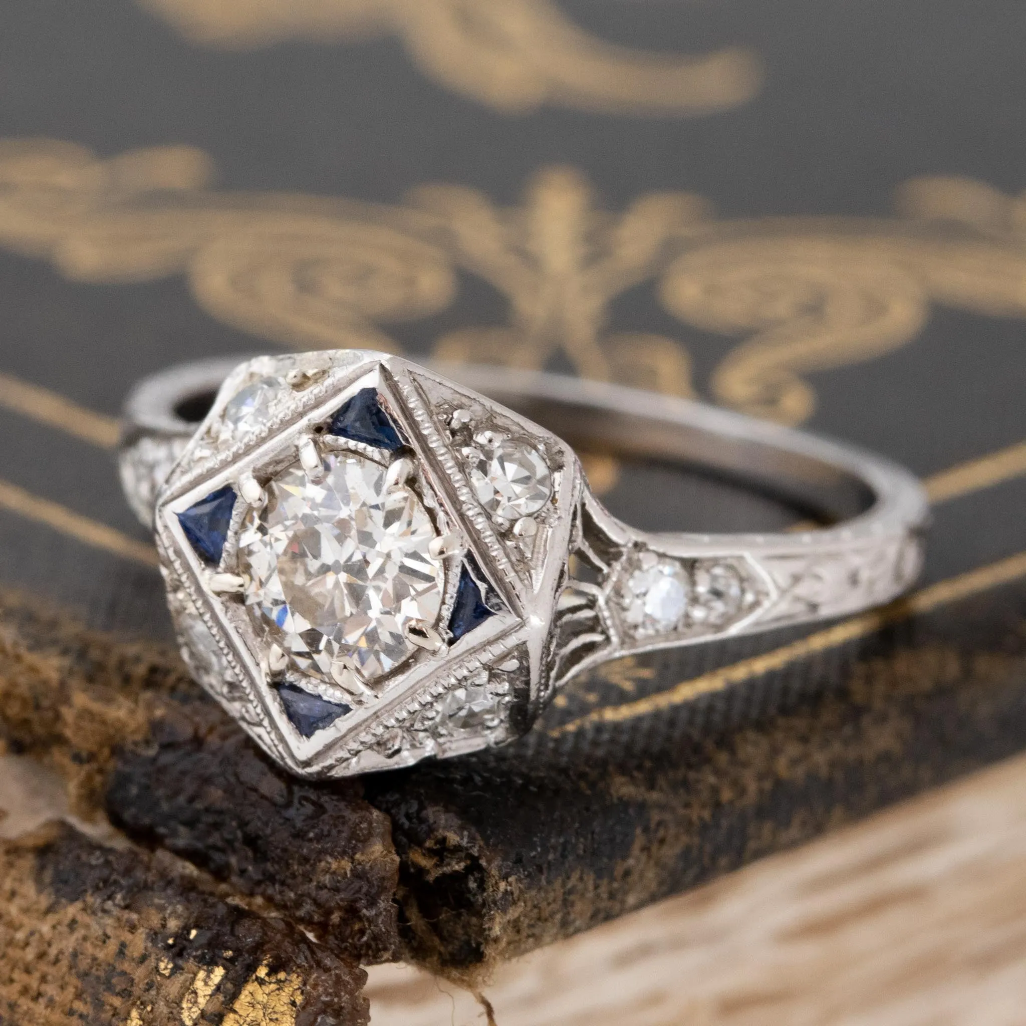 .78ctw Art Deco Old European Cut Diamond Solitaire