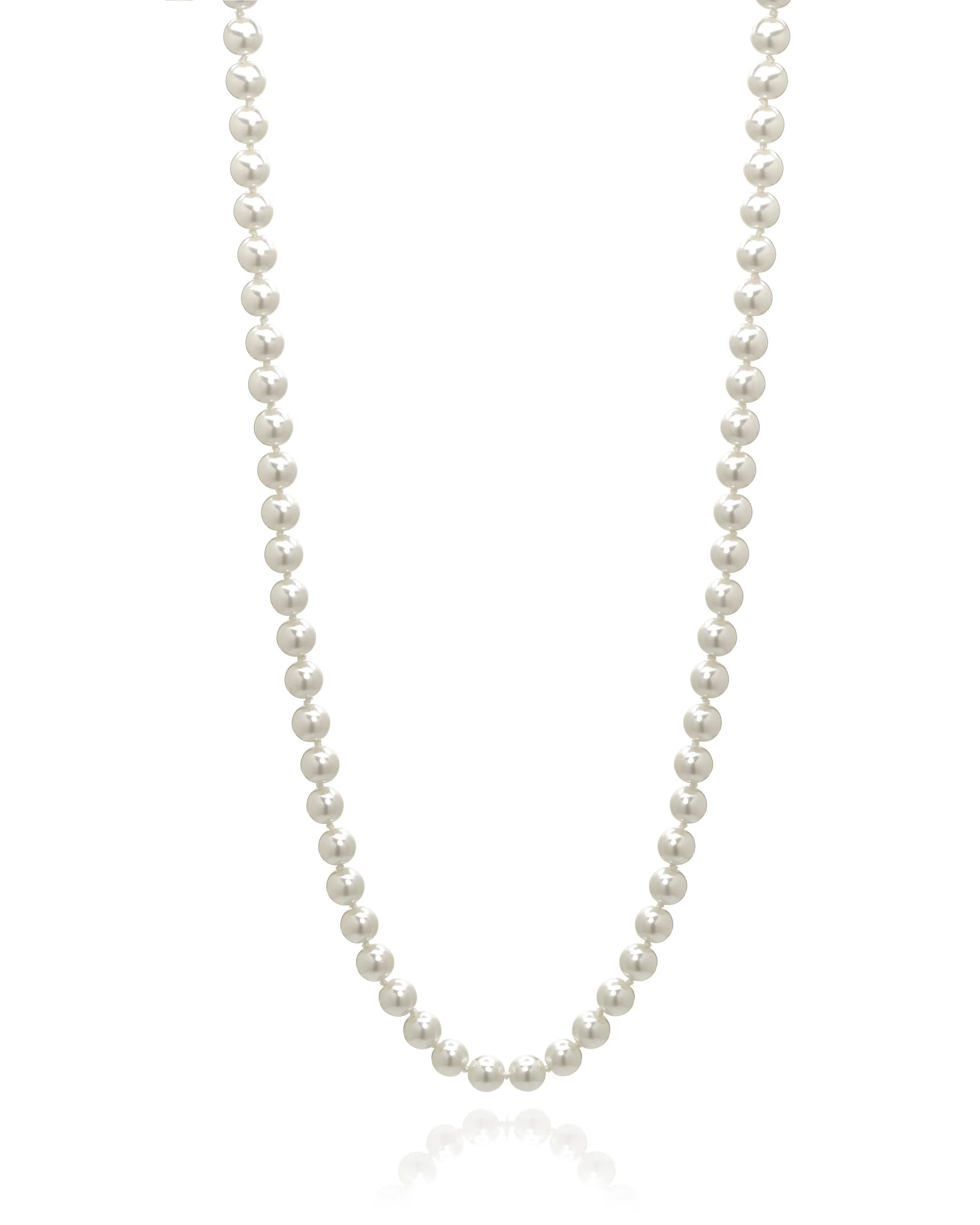 8 MM 72" Kiska Endless Pearl Necklaces