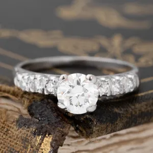 .90ctw Transitional Cut Diamond Ring, GIA H