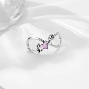 925 Silver Love Infinity Charm for Bracelet or Necklace DIY Jewelry Making