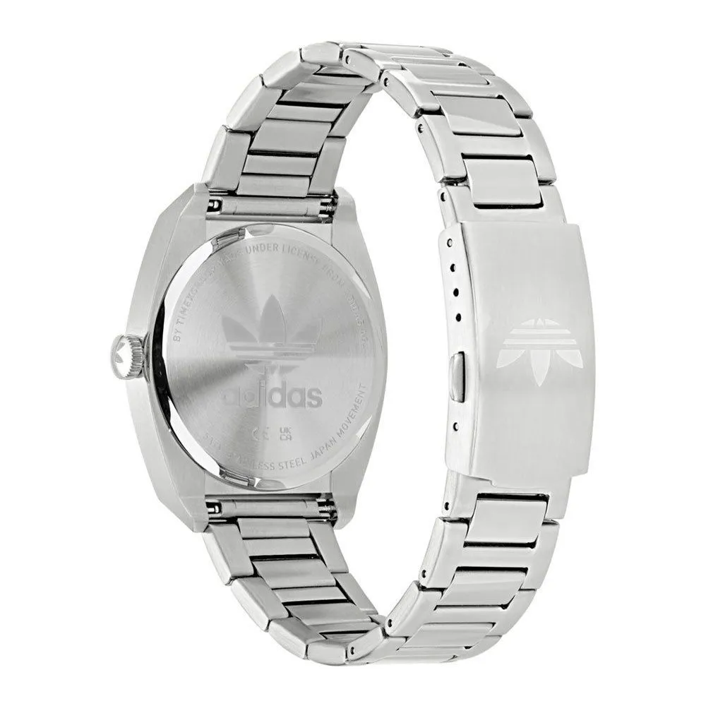 Adidas Gray Stainless Steel Stainless Steel Watch