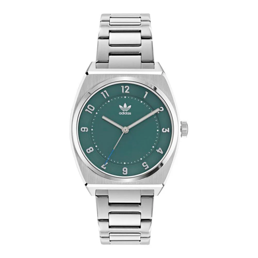 Adidas Gray Stainless Steel Stainless Steel Watch