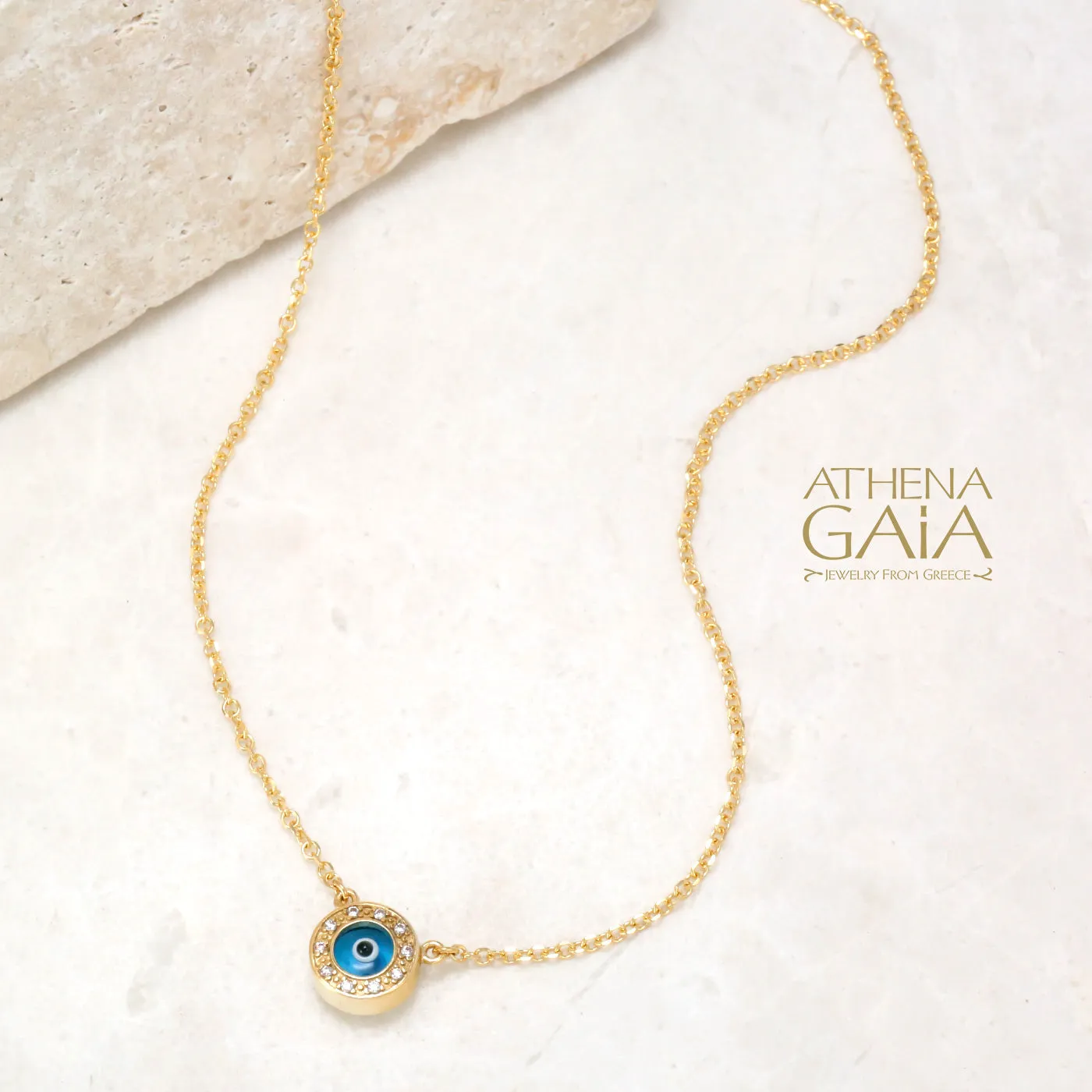 Agapi Mati Evil Eye Necklace