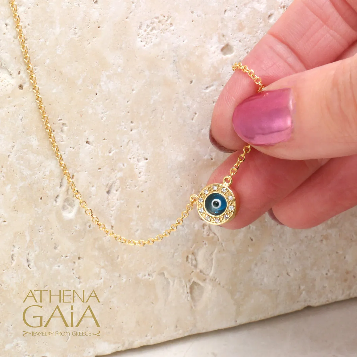 Agapi Mati Evil Eye Necklace