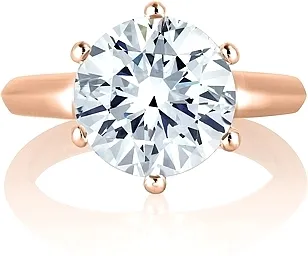 A.Jaffe 6 Prong Solitaire Engagement Ring Setting