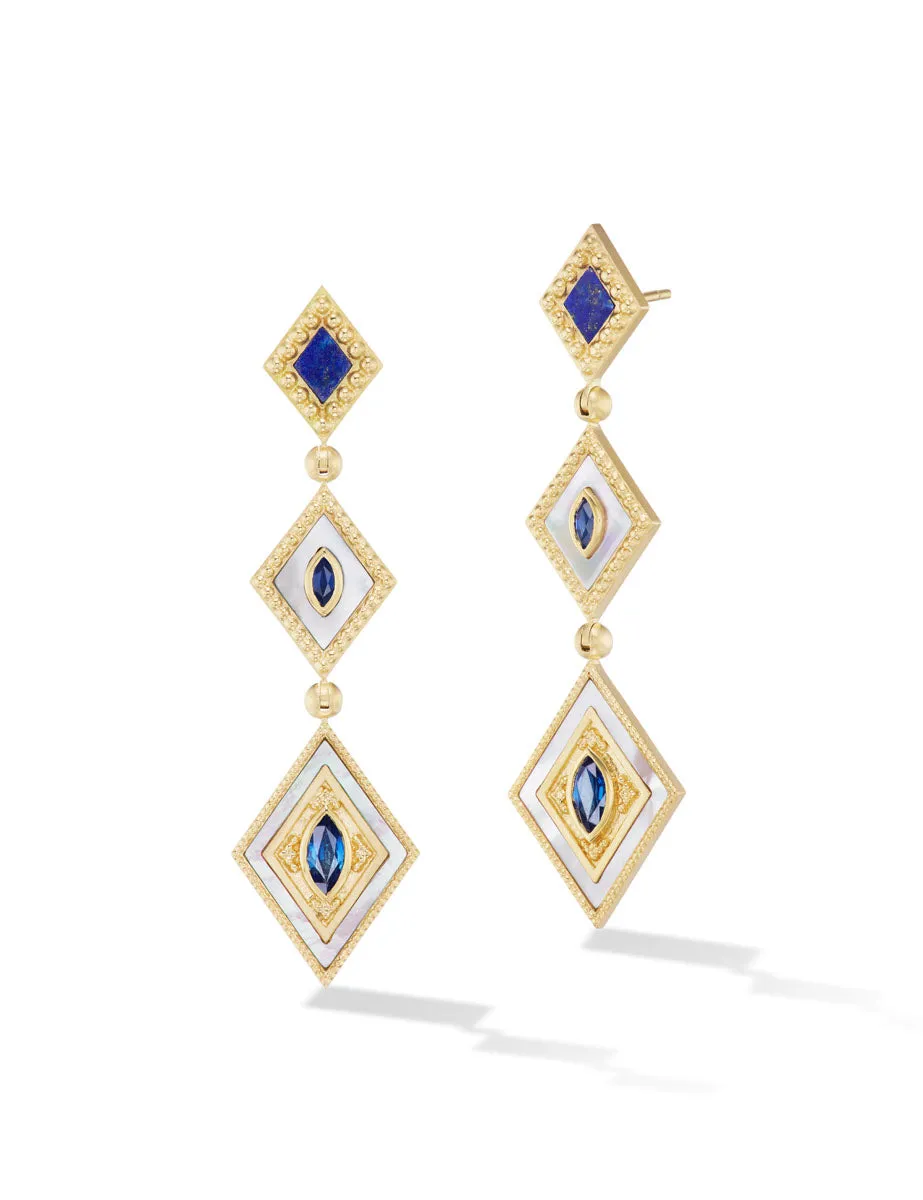 Ajna Long Drop Earrings