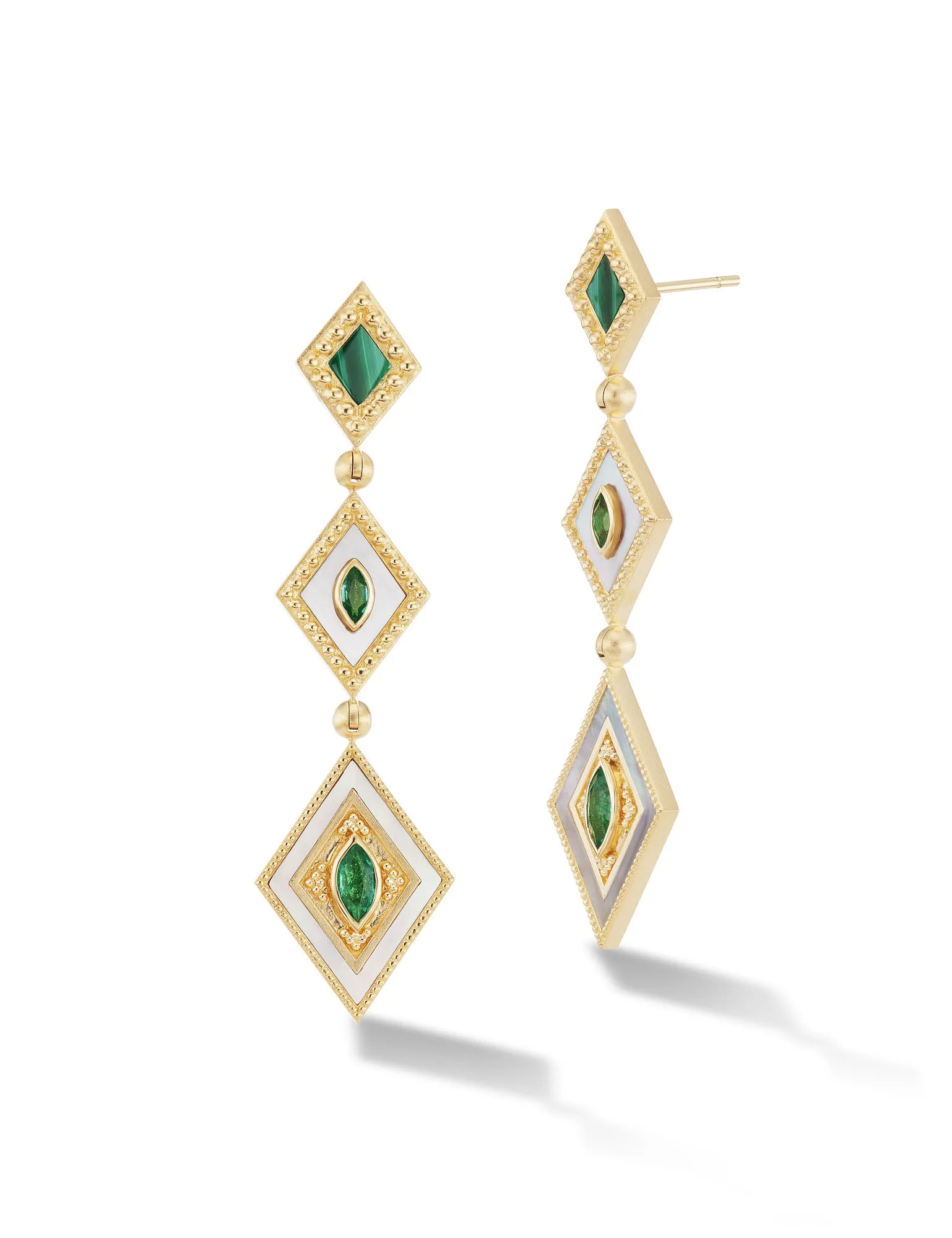 Ajna Long Drop Earrings