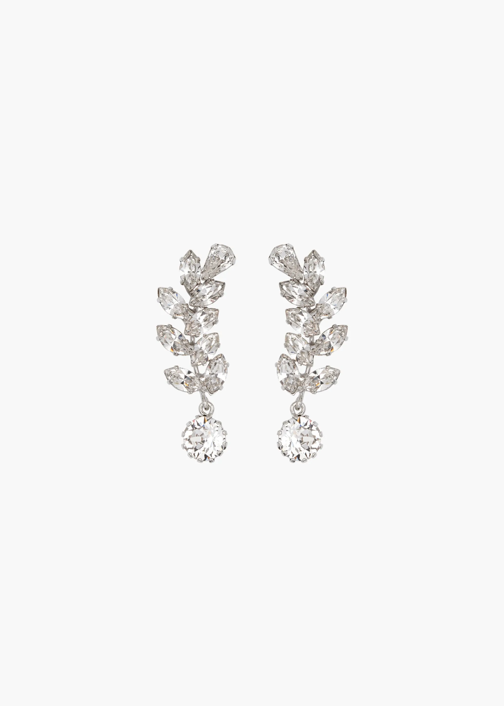 Alessa Earrings -- Crystal