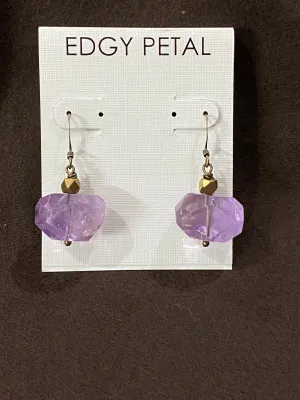 Amethyst Crystal Earrings