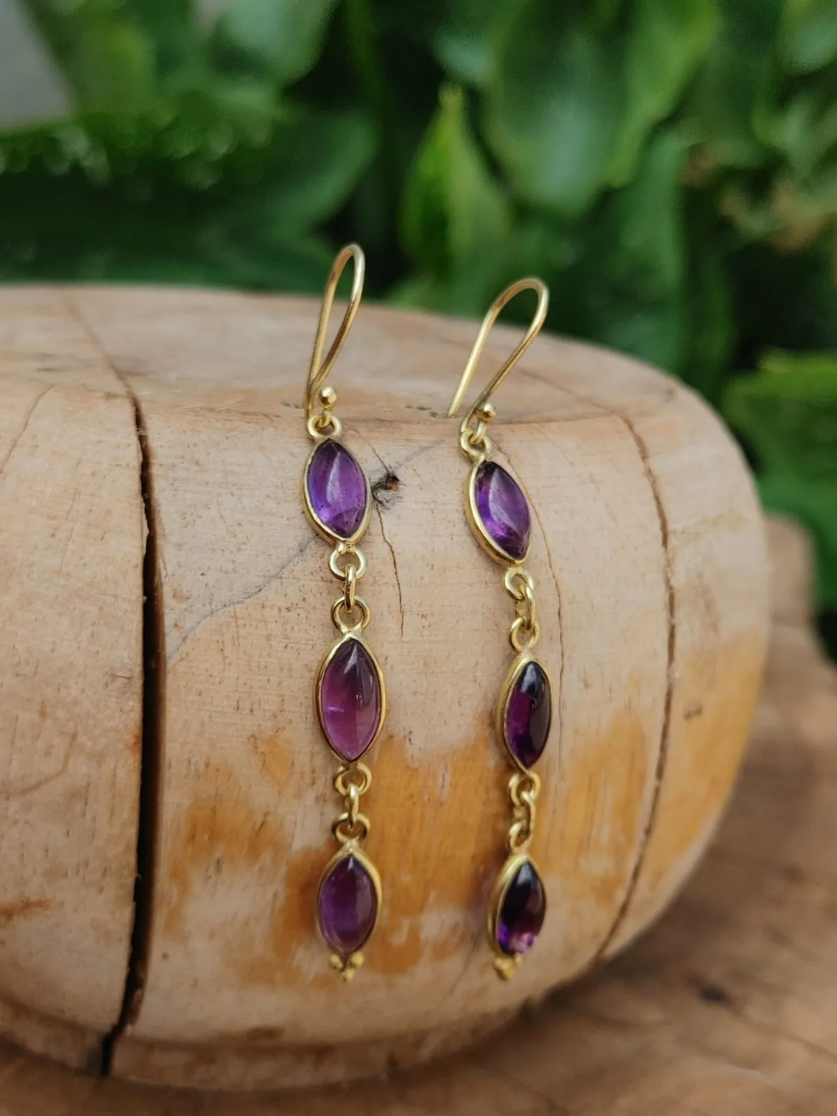 Amethyst Drop Earrings