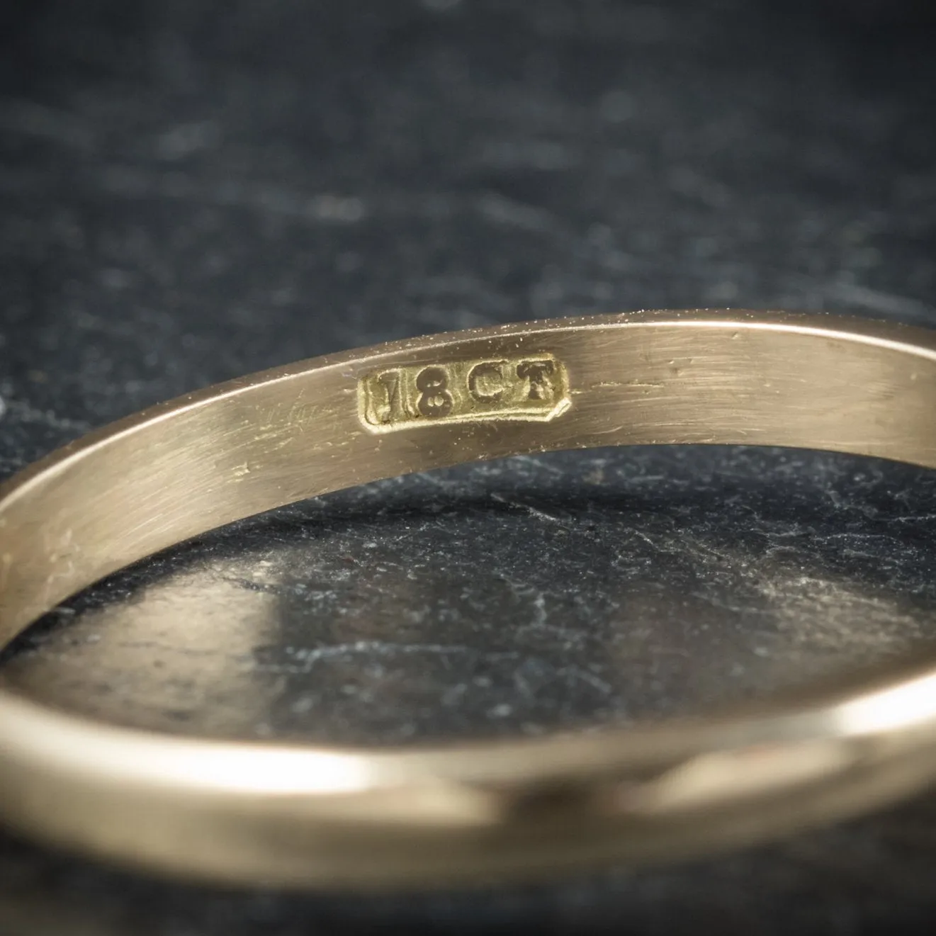 Antique Victorian Diamond Engagement Ring 18Ct Gold Circa 1900