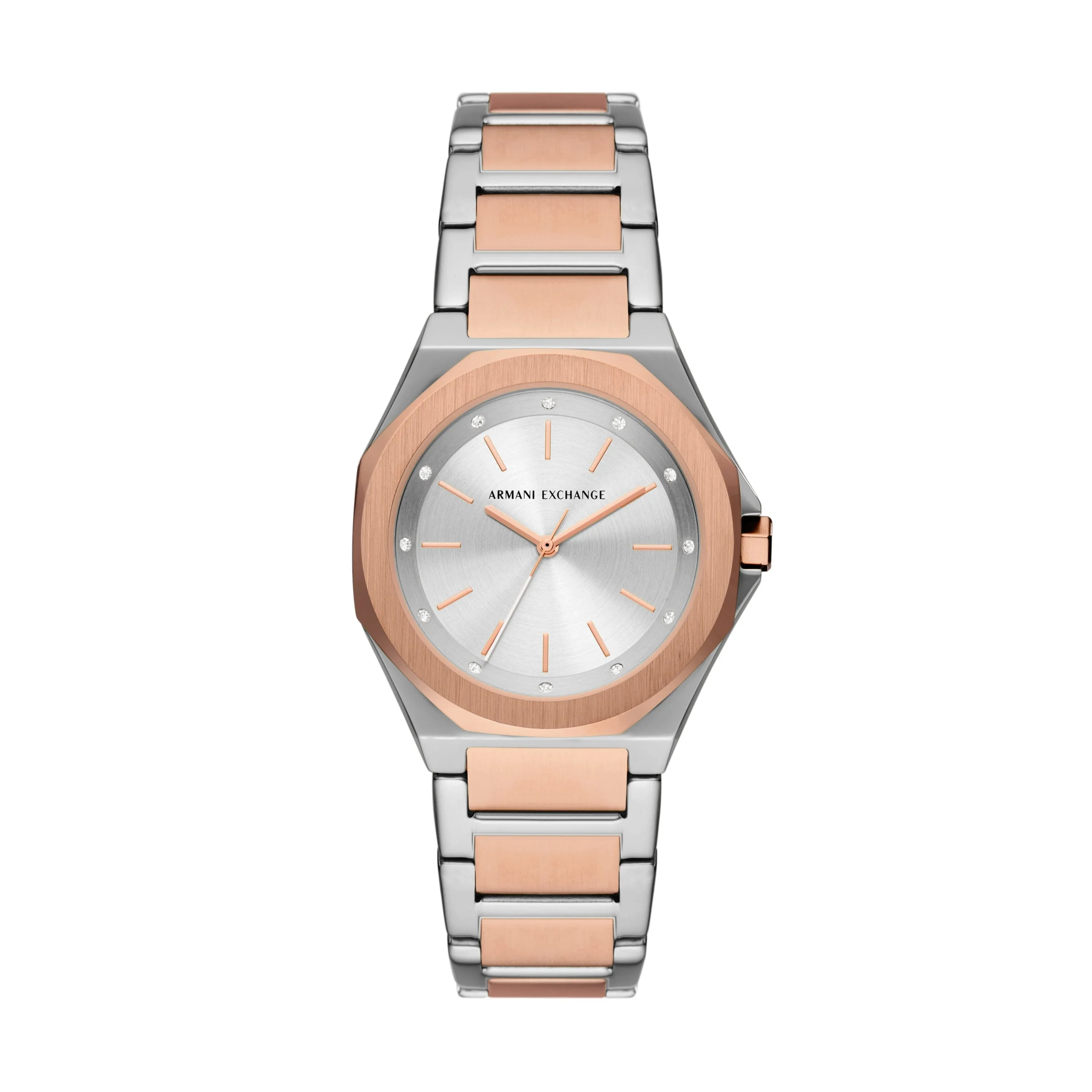 Armani Exchange Three-Hand Two-Tone Stainless Steel Watch AX4607