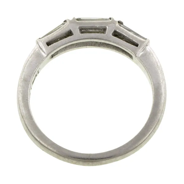 Art Deco Baguette Diamond Band