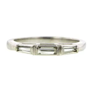 Art Deco Baguette Diamond Band