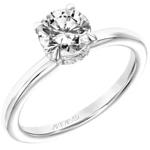 Artcarved "Erin" Solitaire High Polish Classic Diamond Engagement Ring