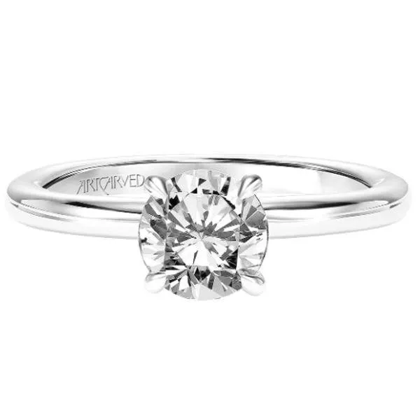 Artcarved "Erin" Solitaire High Polish Classic Diamond Engagement Ring