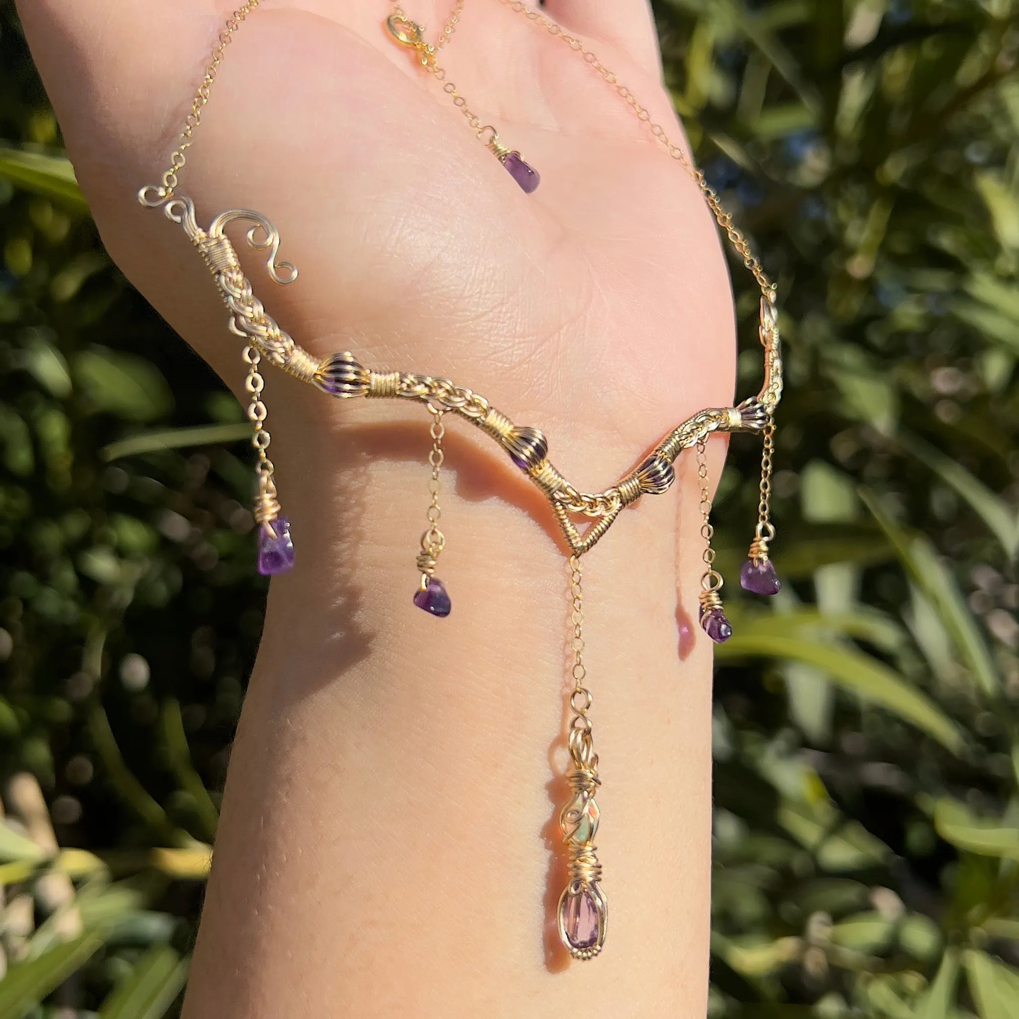 Astraea in Amethyst ✵ 14KGF or .925 Sterling Silver ✵