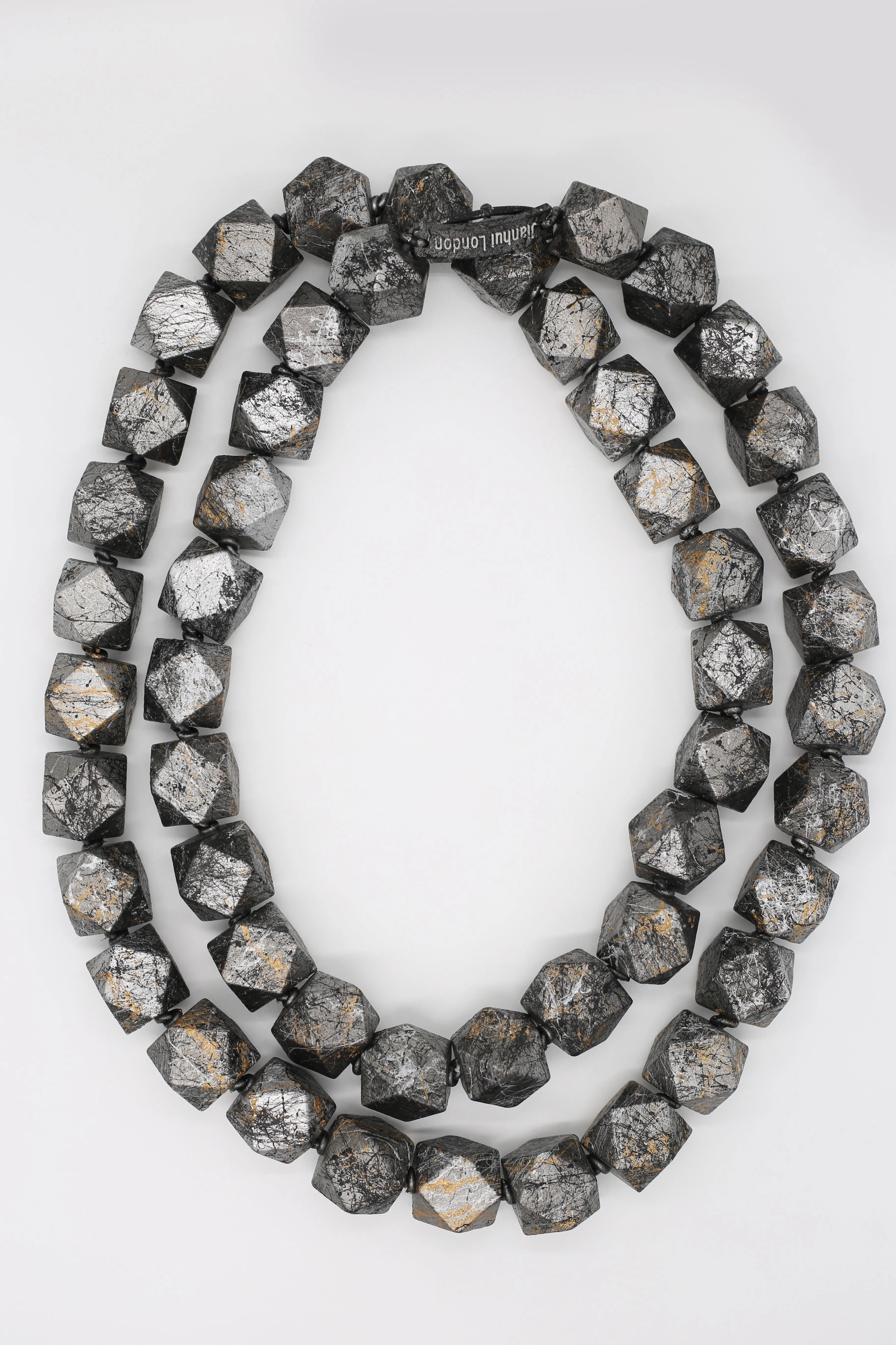 Austrian Big Diamond Beads Necklaces - Hand painted