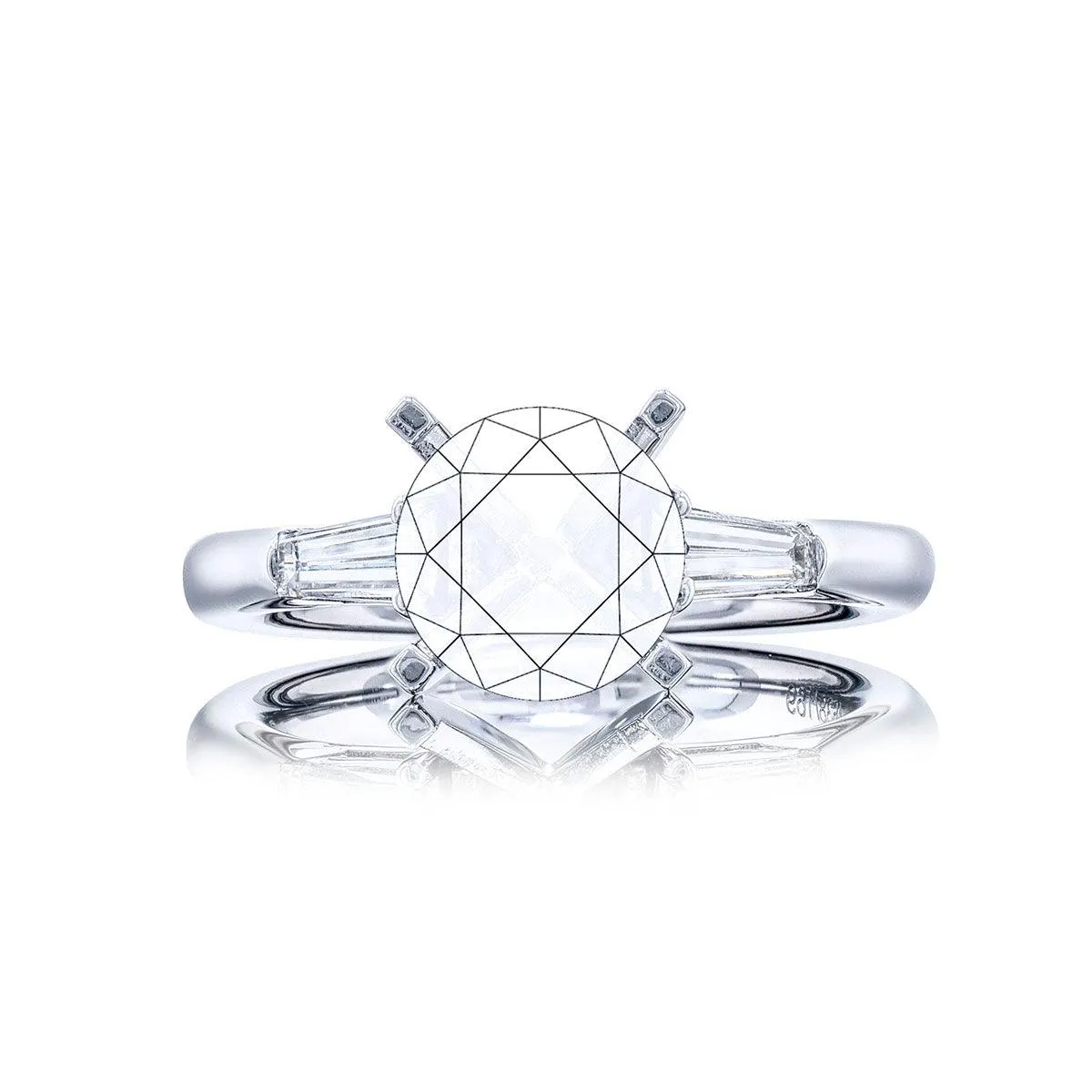 Baguette Diamond Engagement Ring