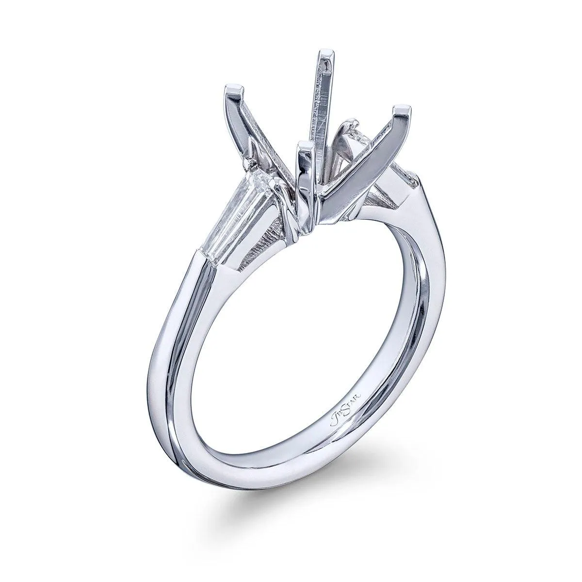Baguette Diamond Engagement Ring