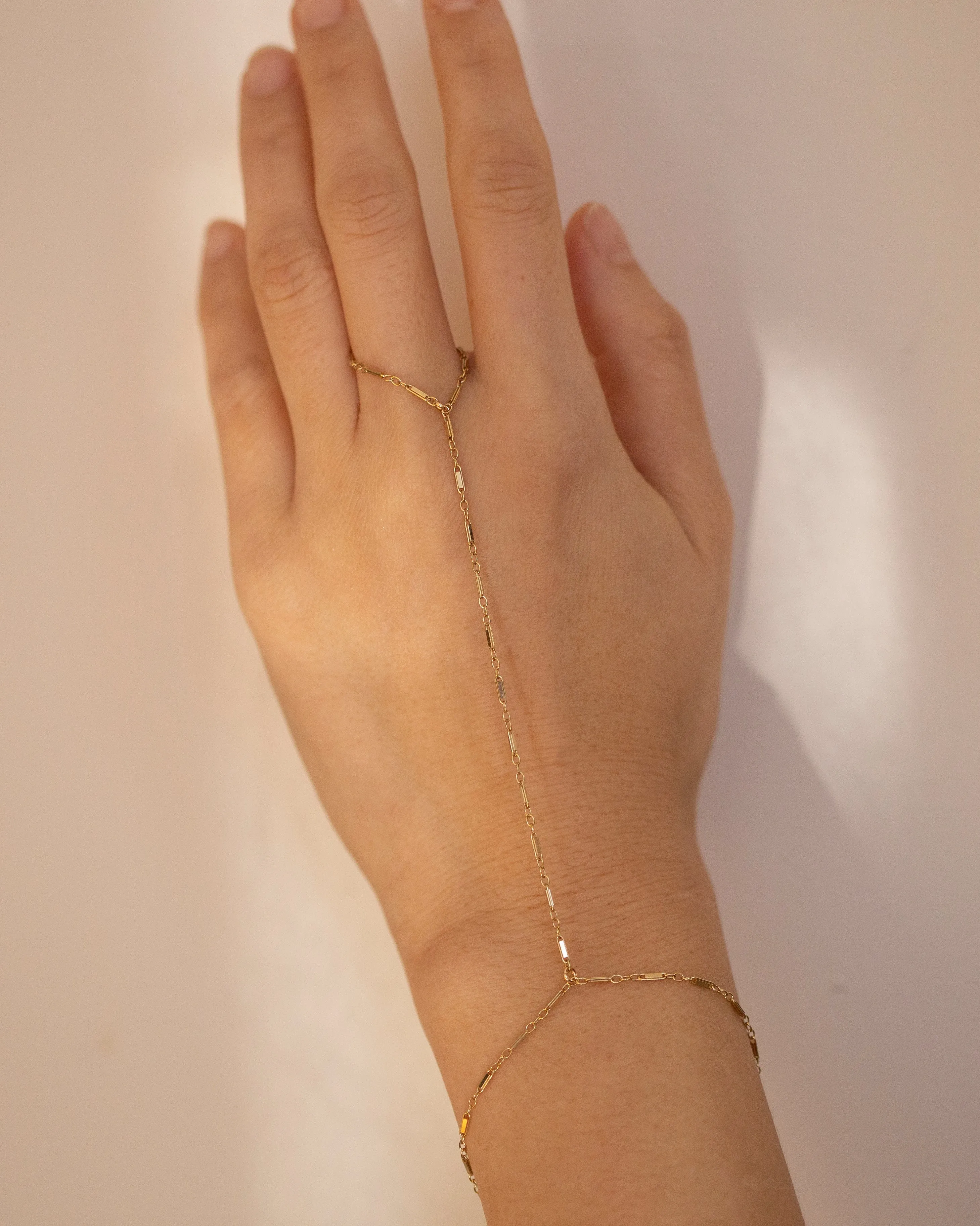 Bar Hand Chain Bracelet