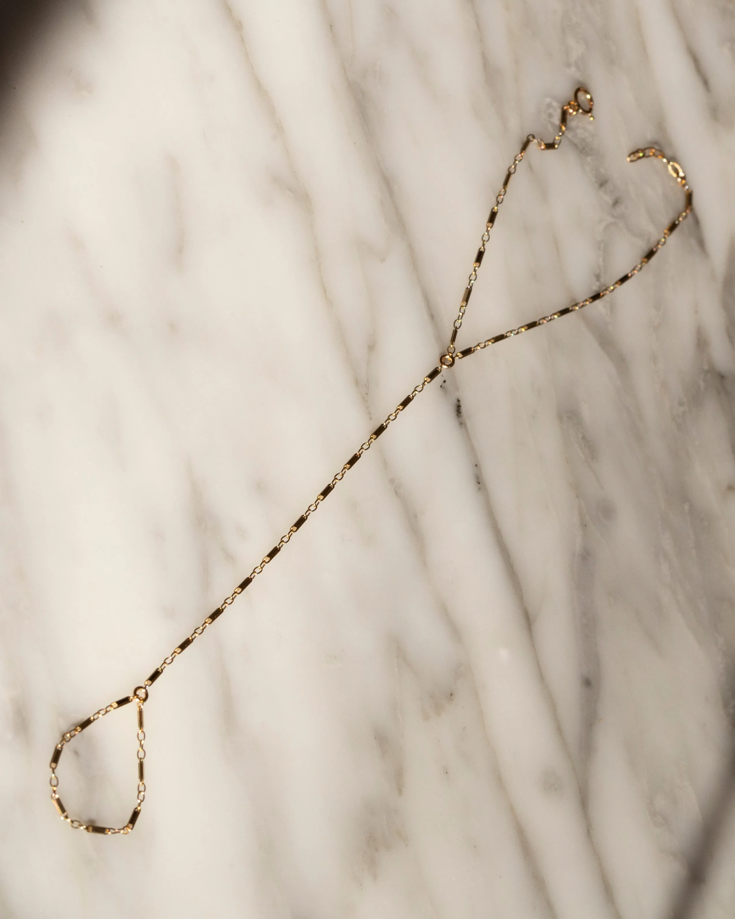 Bar Hand Chain Bracelet