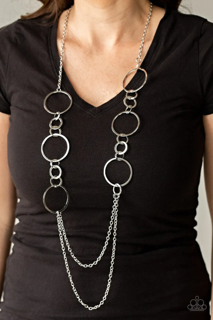 Basic Babe Silver Paparazzi Necklace