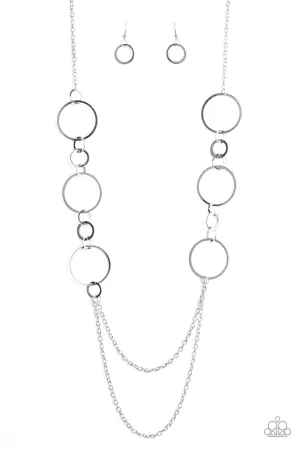 Basic Babe Silver Paparazzi Necklace