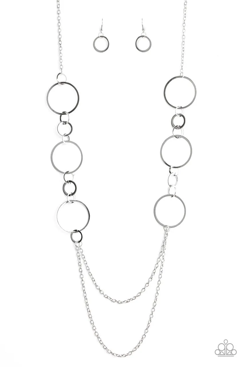 Basic Babe Silver Paparazzi Necklace