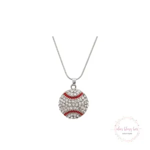 Bat & Glow - Silver Necklace