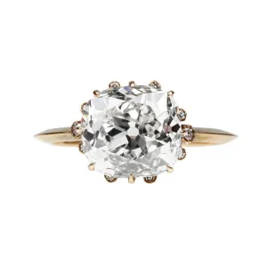 Bell & Bird Signature Old Mine Cut Diamond Solitaire Ring