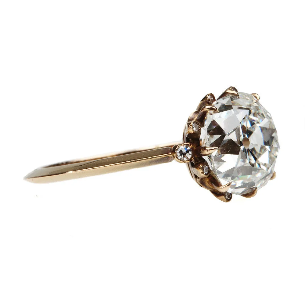 Bell & Bird Signature Old Mine Cut Diamond Solitaire Ring