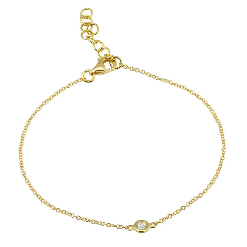 Bezel Diamond Bracelet
